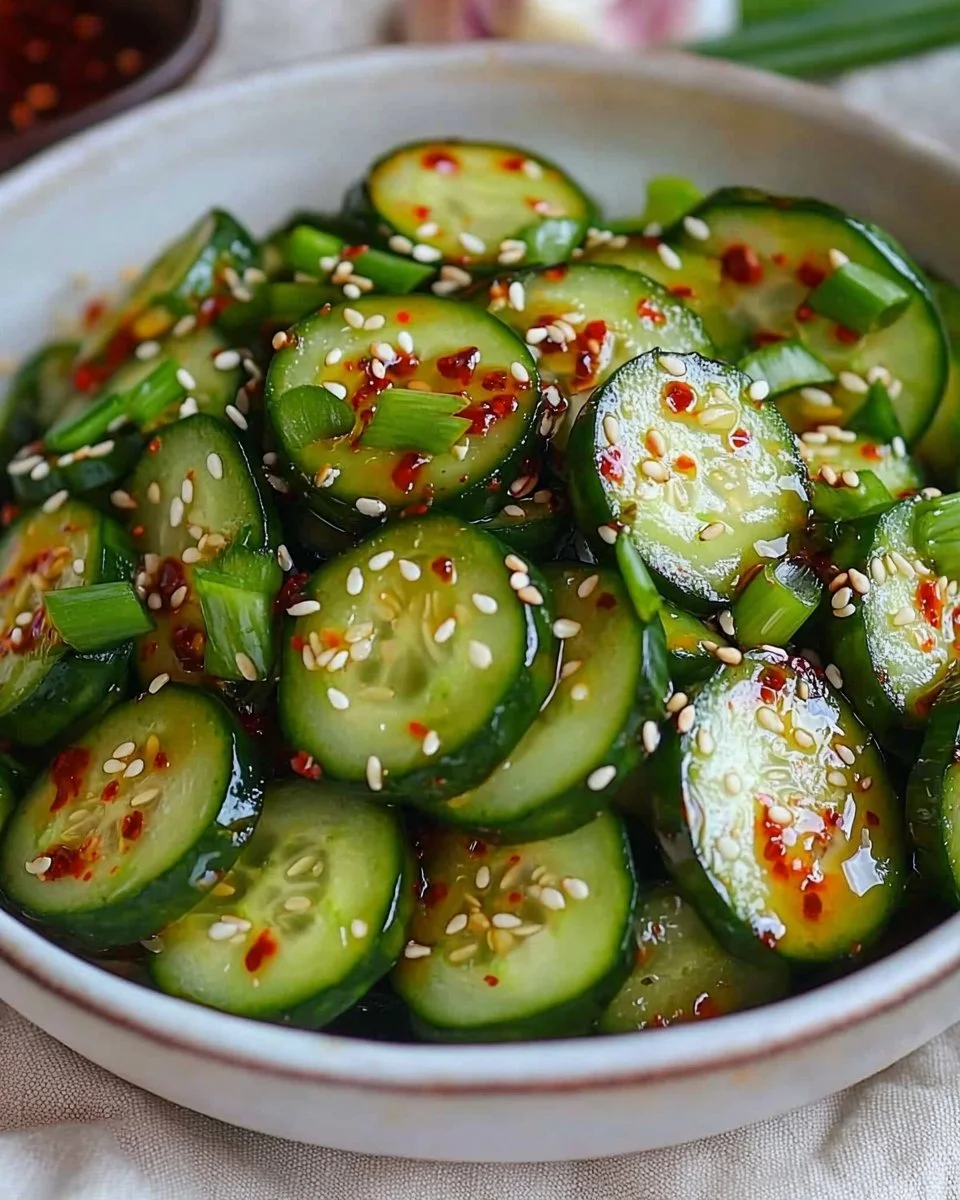 Asian Spicy Cucumber Salad