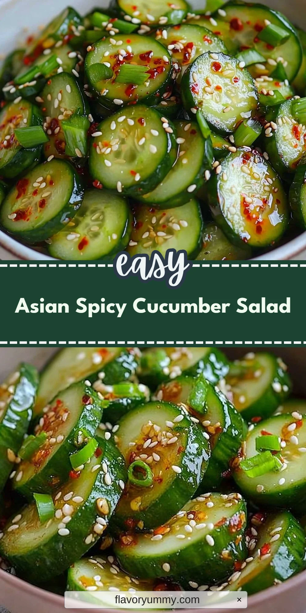 Asian Spicy Cucumber Salad