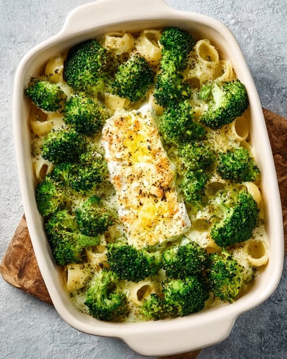 Baked Feta and Broccoli Pasta