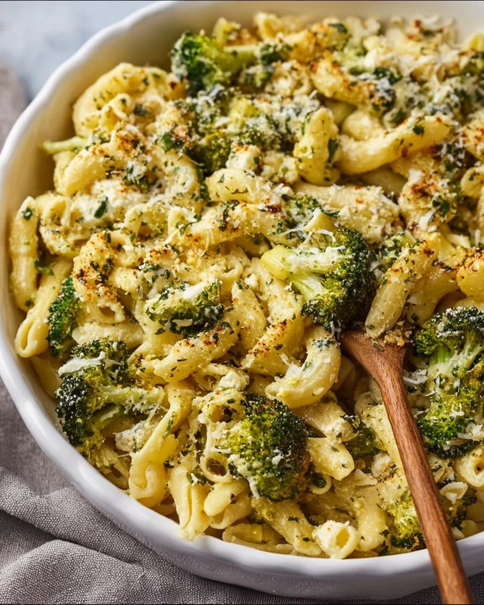 Baked Feta and Broccoli Pasta