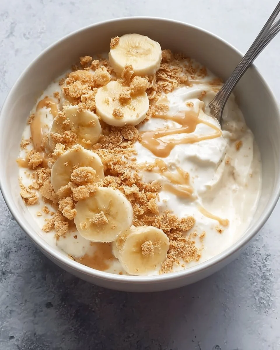 Banana Pudding Greek Yogurt Bowl