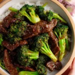 Delicious Beef and Broccoli Stir-Fry served on a plate