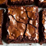 Delicious homemade brownies made from the best brownie recipe
