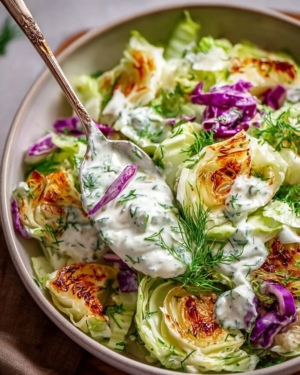 Best Cabbage Salad with Yogurt