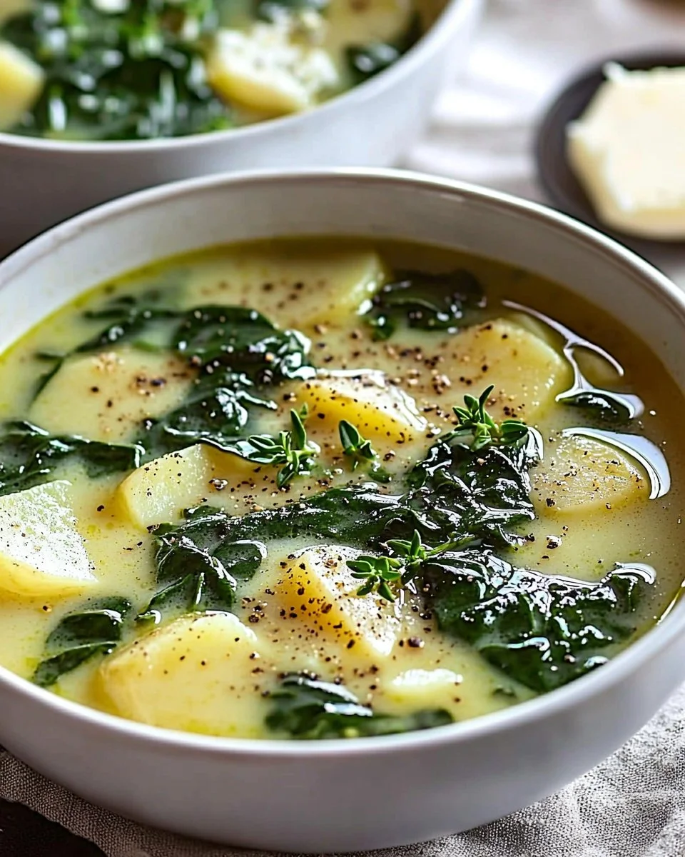 Best Creamy Spinach and Potato Garden Soup to Warm Your Soul