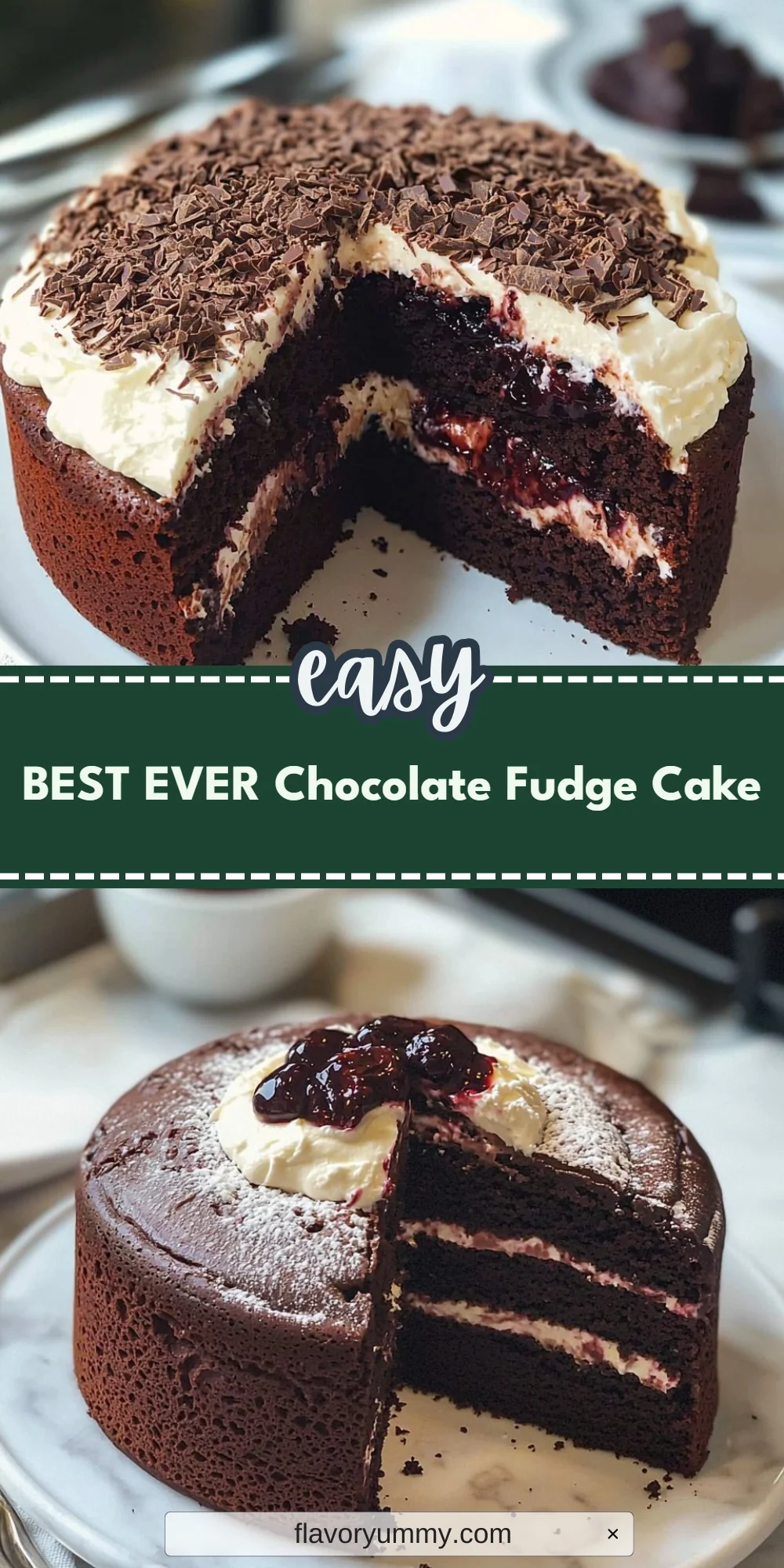 BEST EVER Chocolate Fudge Cake