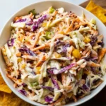 Bold flavor-packed coleslaw with vibrant vegetables
