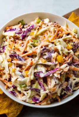 Bold flavor-packed coleslaw with vibrant vegetables