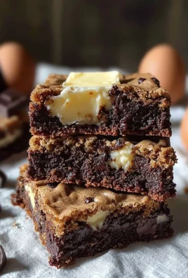 Delicious brown butter brookies, combining rich brownies and soft cookies.