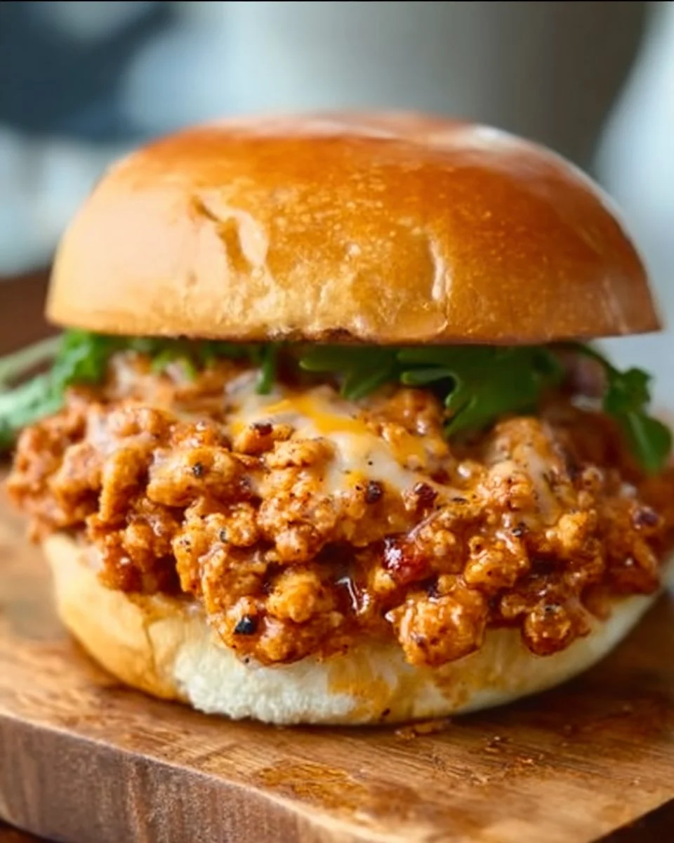 Cajun Chicken Sloppy Joes