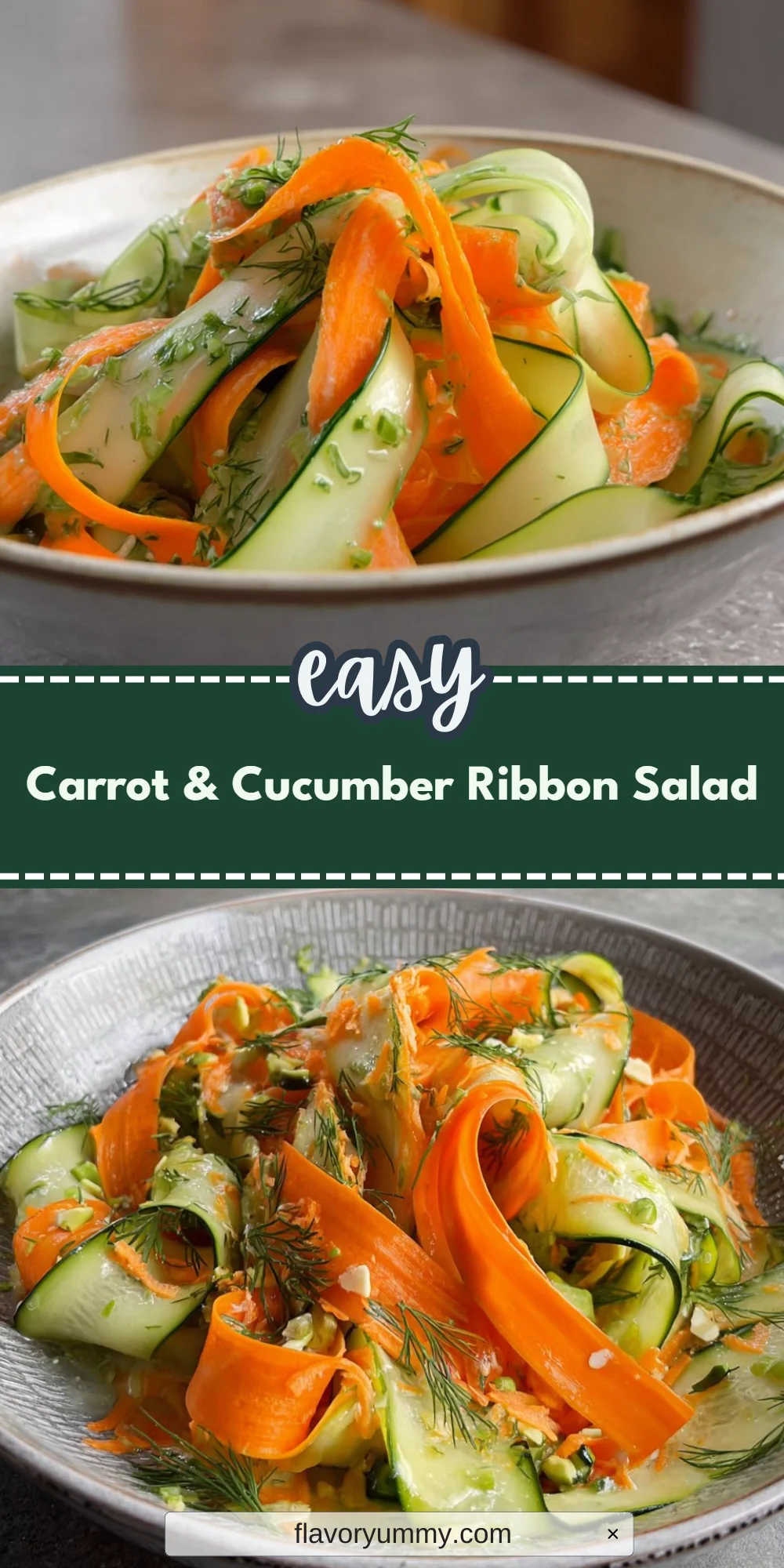 Carrot & Cucumber Ribbon Salad