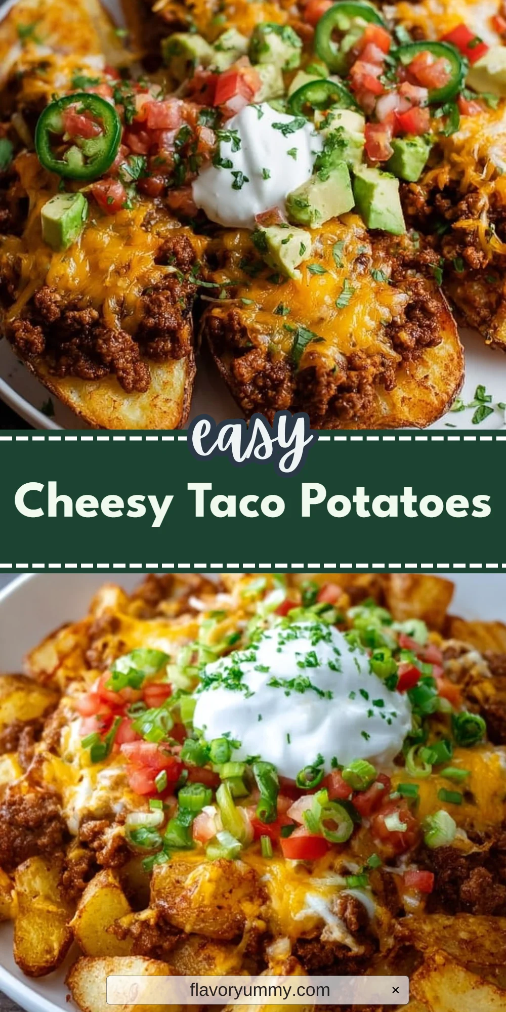 Cheesy Taco Potatoes