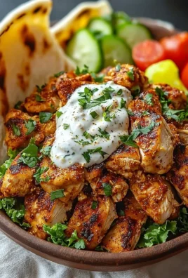 Delicious Chicken Shawarma served with creamy garlic sauce.