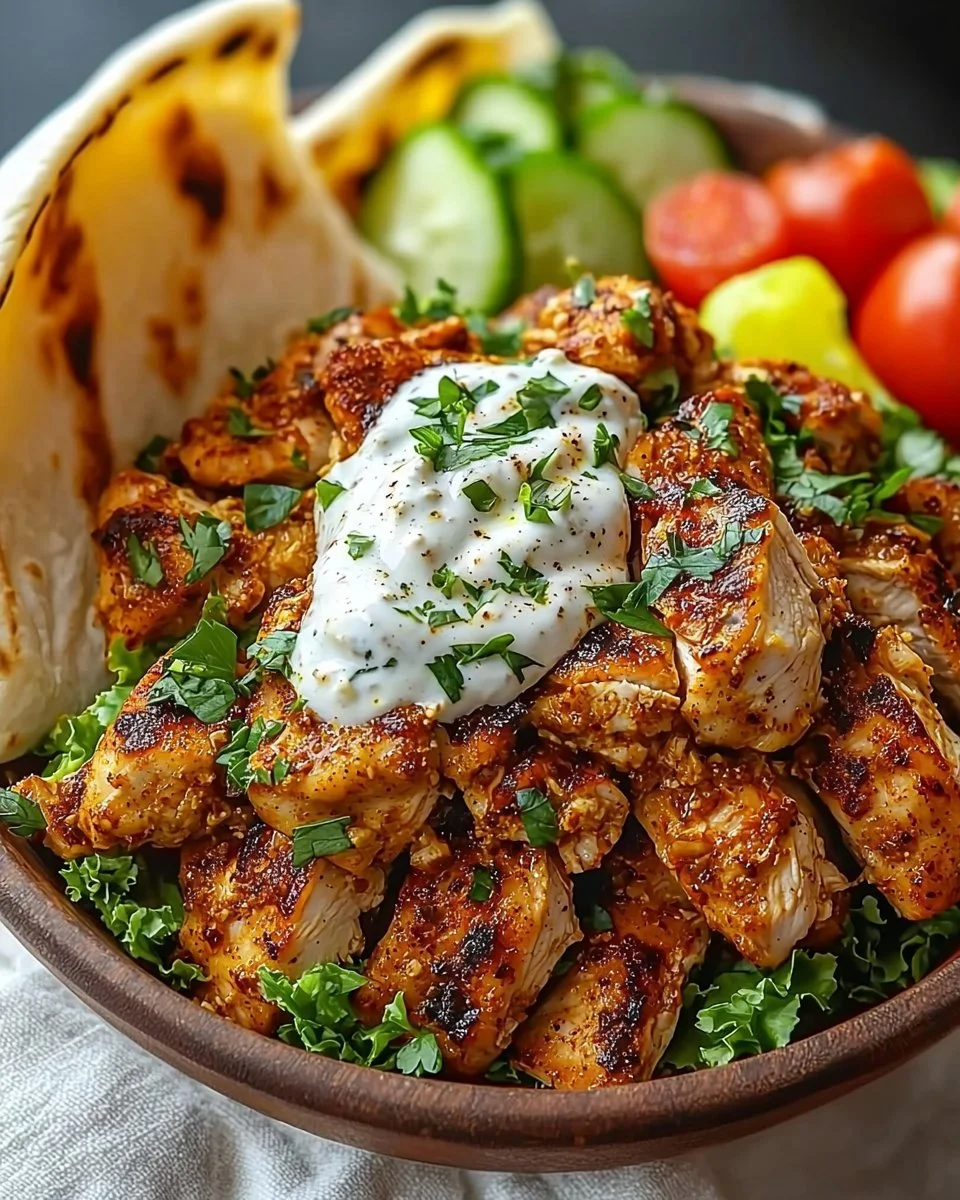 Chicken Shawarma with Garlic Sauce