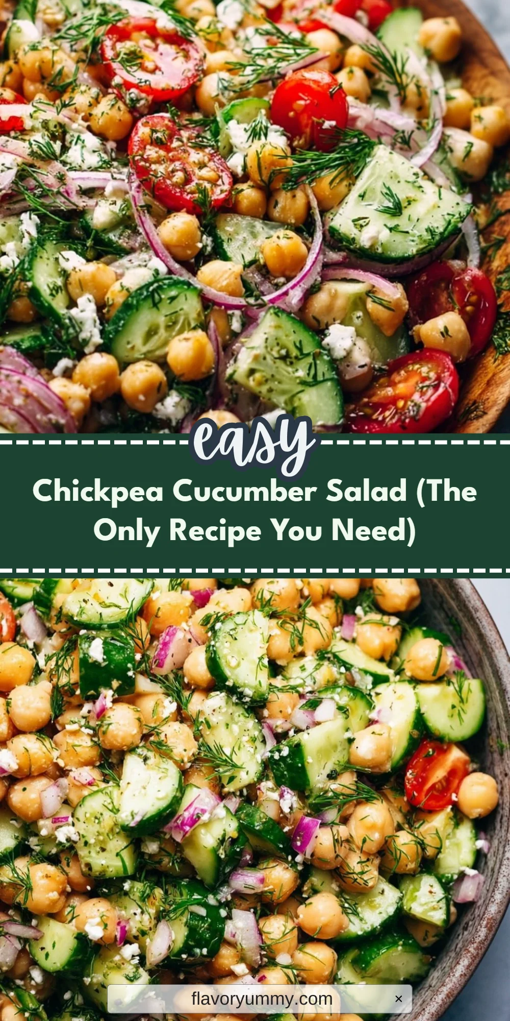 Chickpea Cucumber Salad (The Only Recipe You Need)