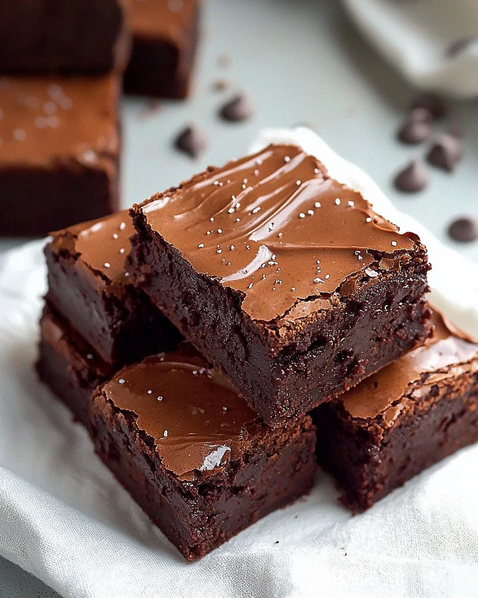 Chocolate Ganache Brownies recipe