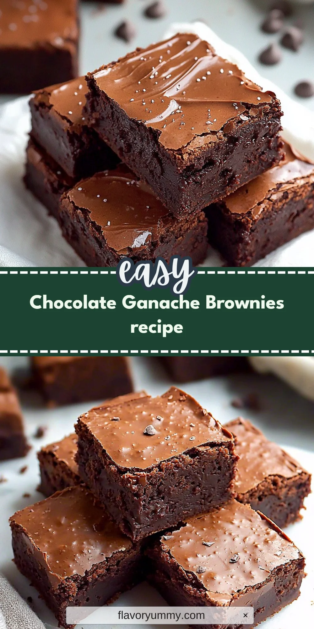 Chocolate Ganache Brownies recipe