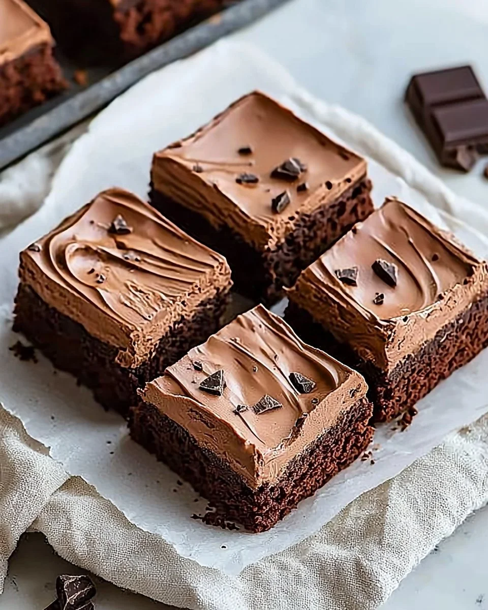 Chocolate Mousse Brownies