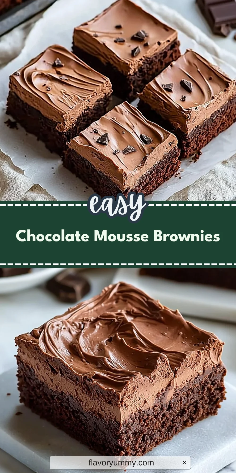 Chocolate Mousse Brownies