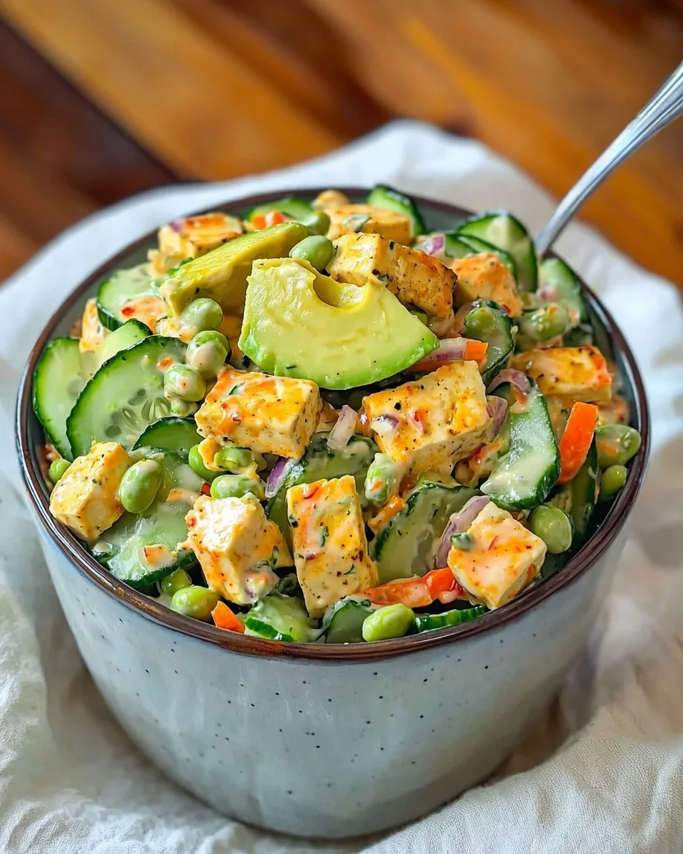 Creamy Asian Cucumber Salad