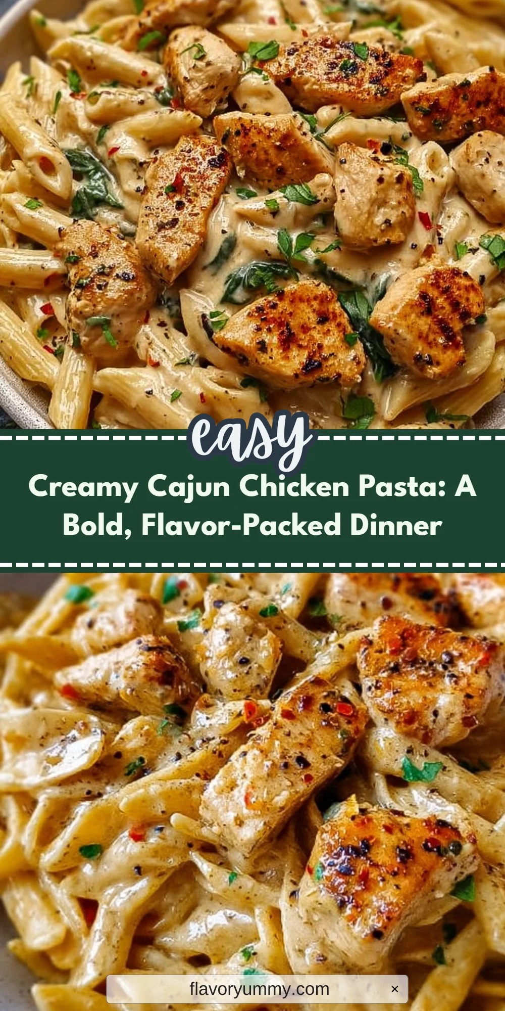 Creamy Cajun Chicken Pasta: A Bold, Flavor-Packed Dinner