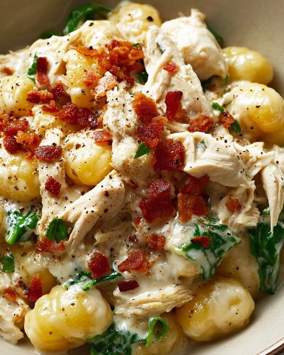 Creamy Crack Chicken Gnocchi