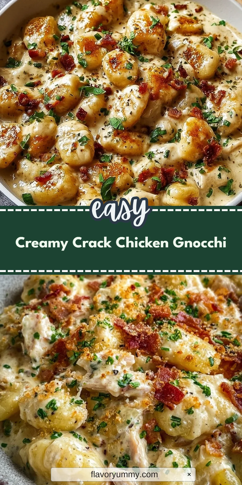 Creamy Crack Chicken Gnocchi
