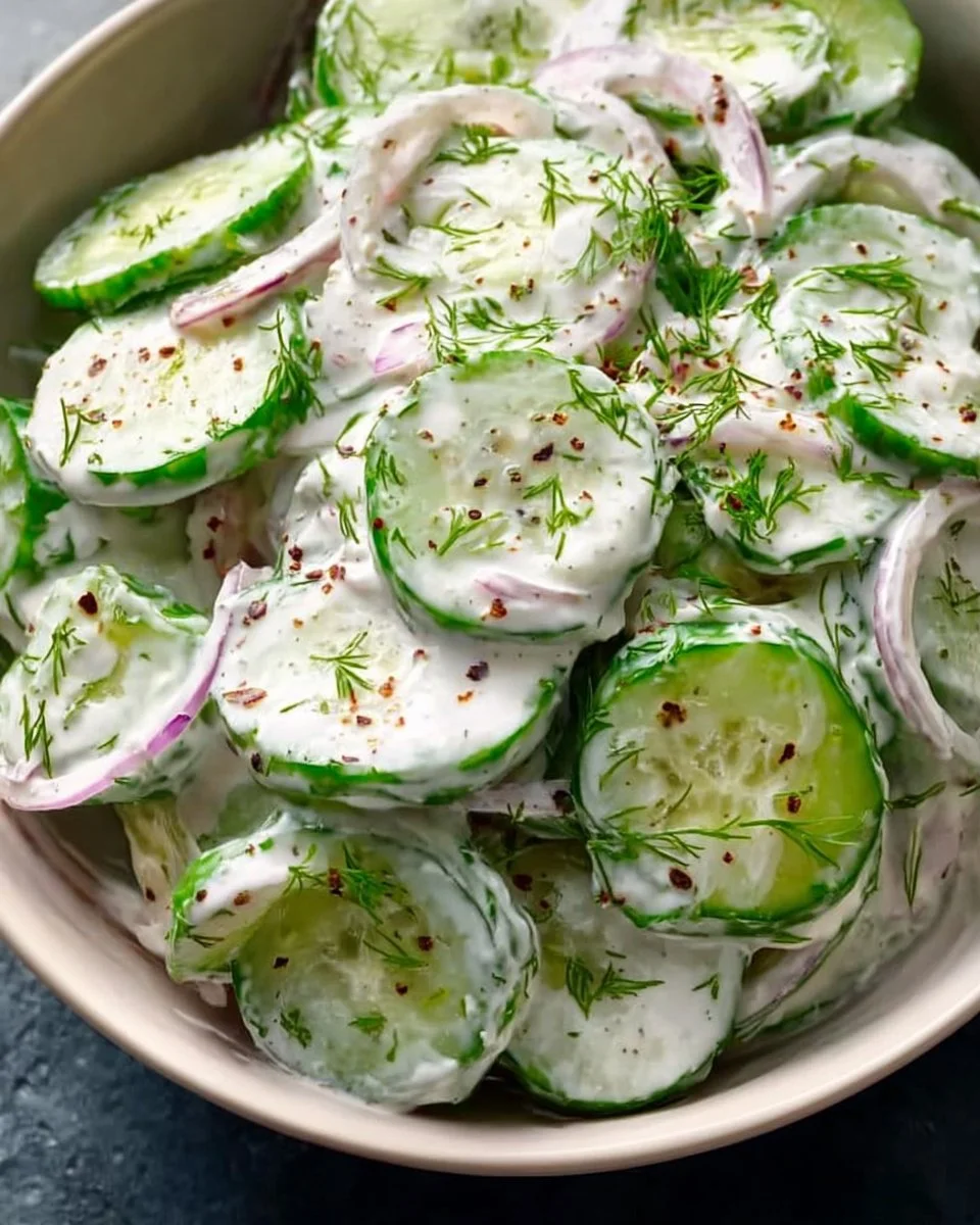 Creamy Cucumber Salad