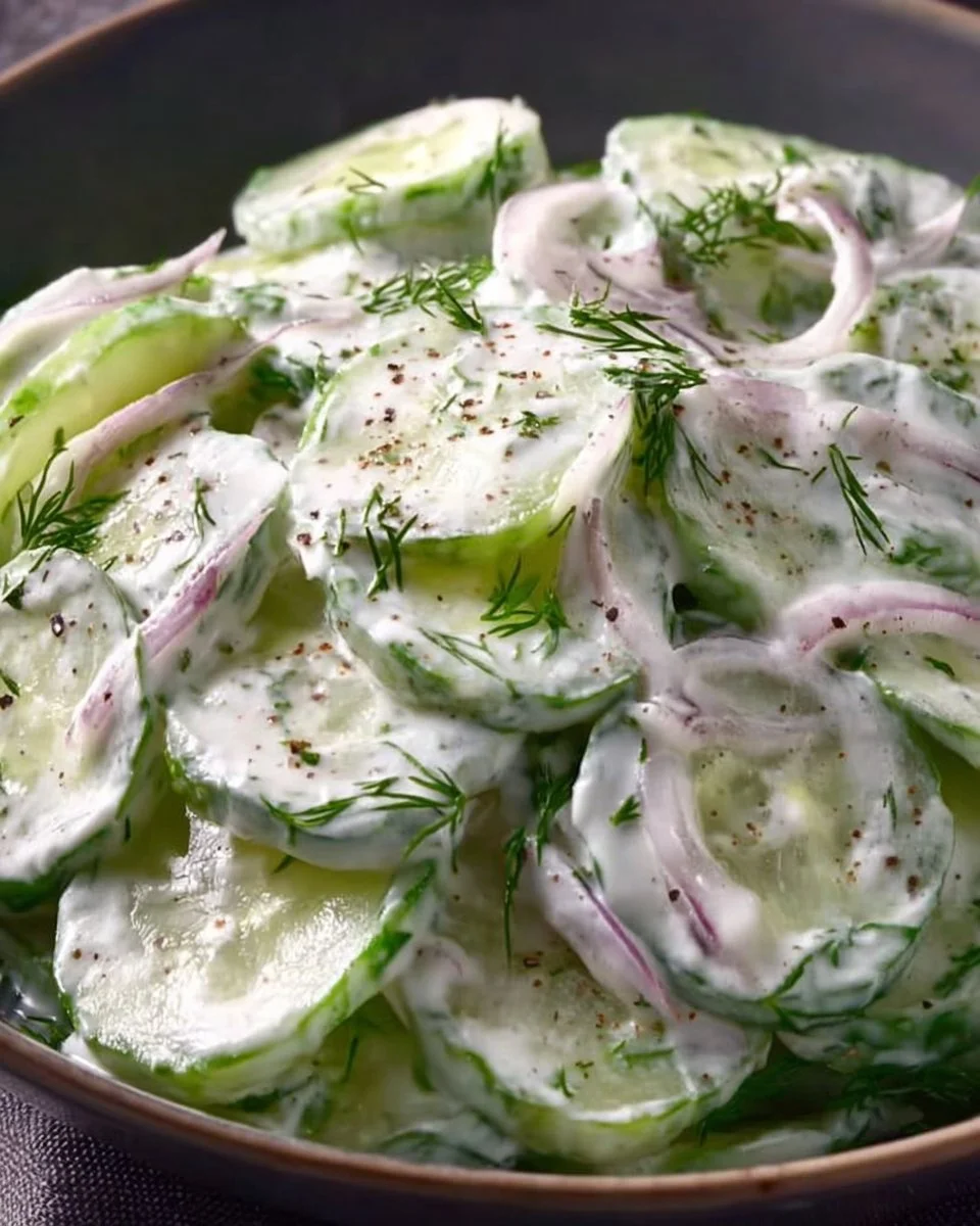 Creamy Cucumber Salad