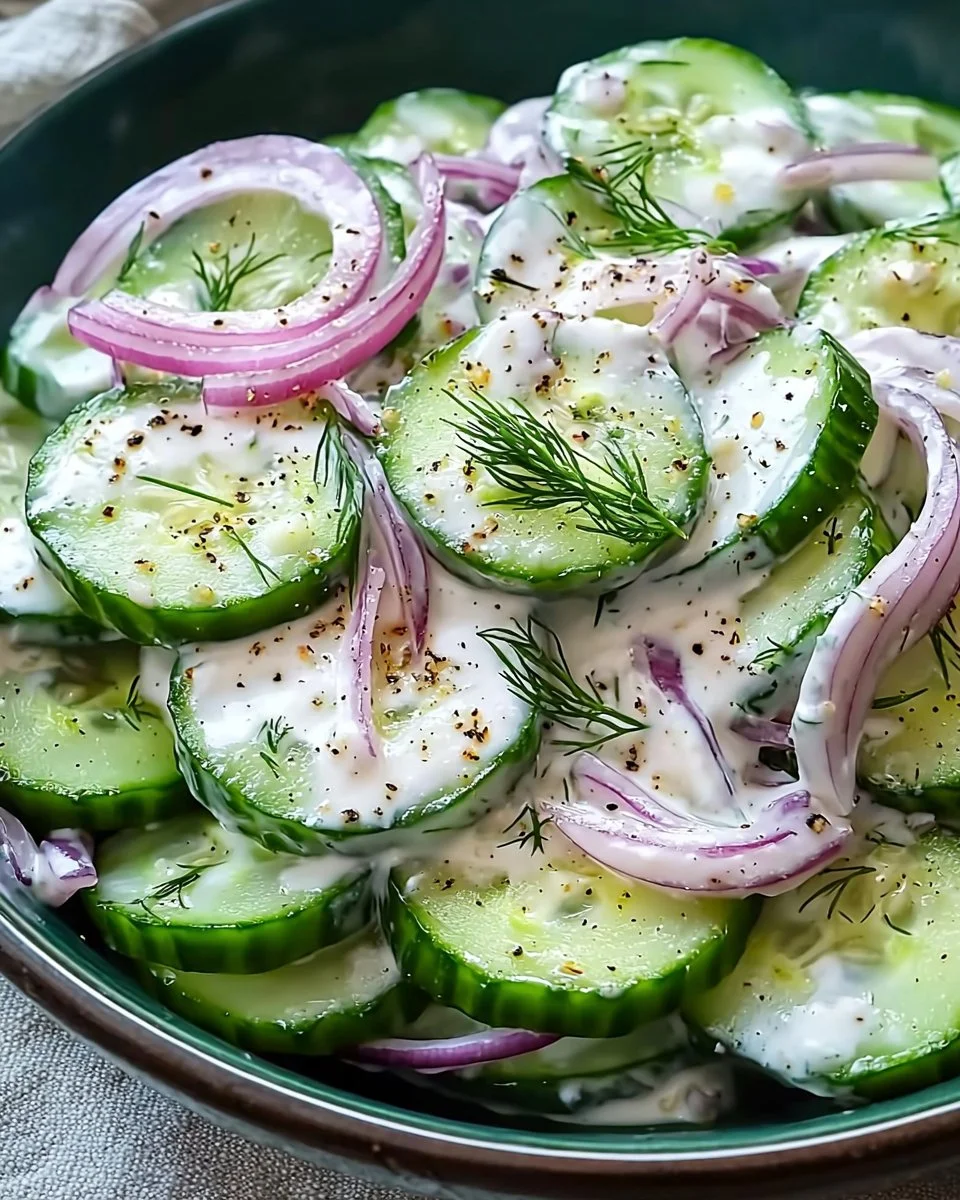 Creamy Cucumber Salad