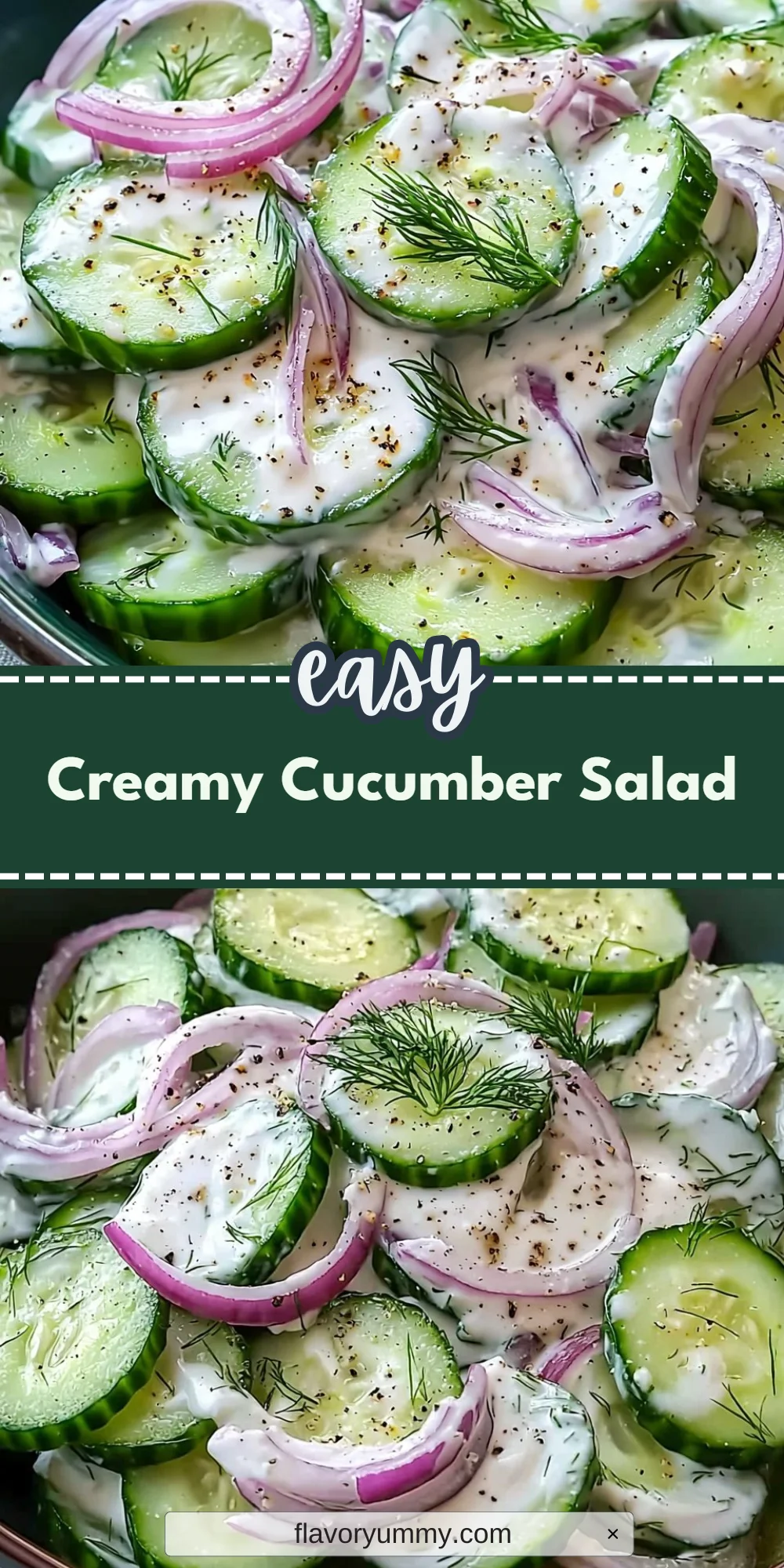 Creamy Cucumber Salad