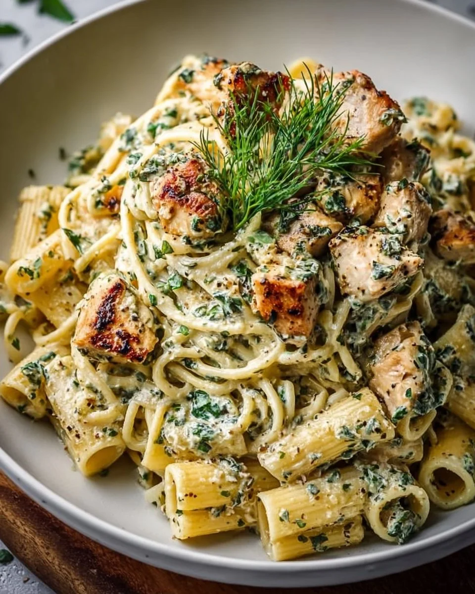 Creamy Pesto Chicken Pasta