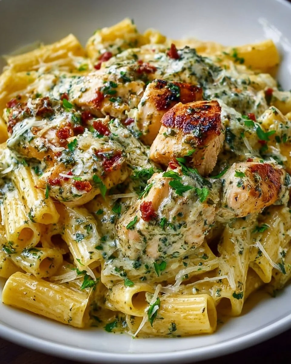 Creamy Pesto Chicken Pasta