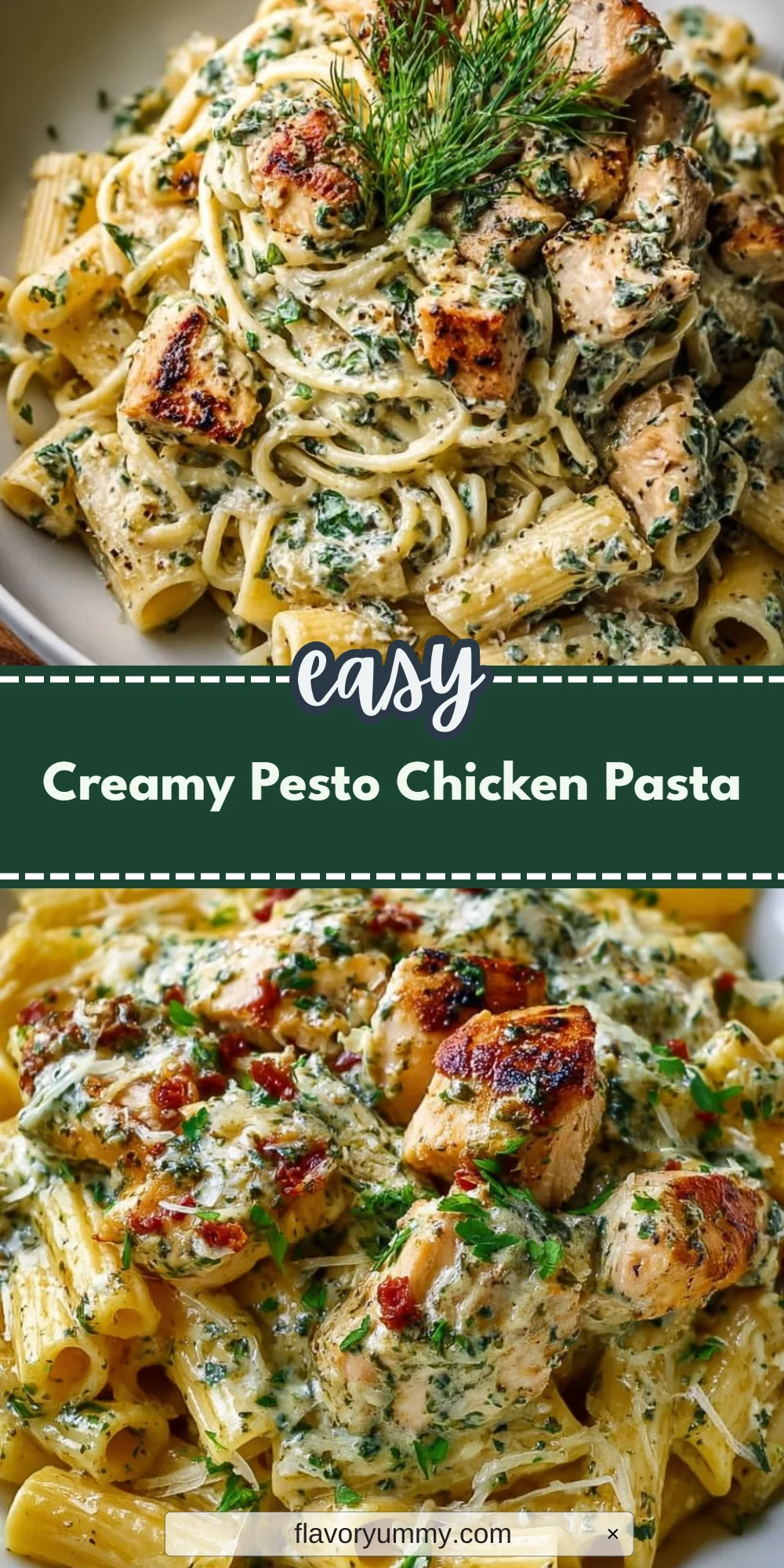 Creamy Pesto Chicken Pasta