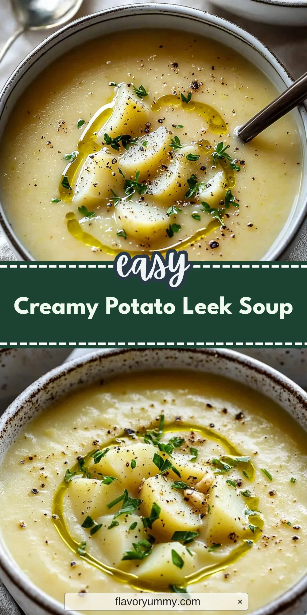 Creamy Potato Leek Soup