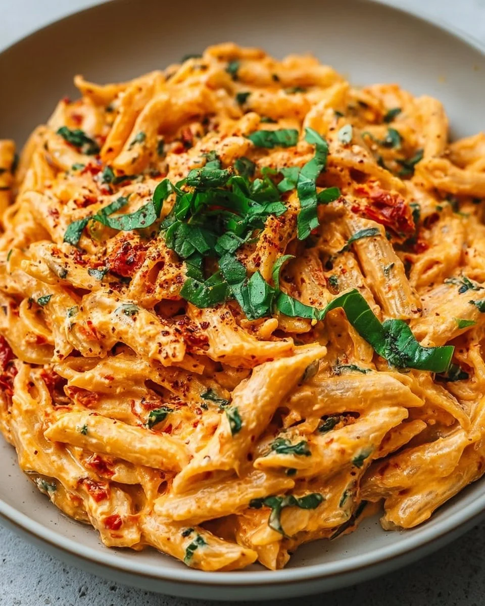 Creamy Vegan Sun-Dried Tomato Pasta
