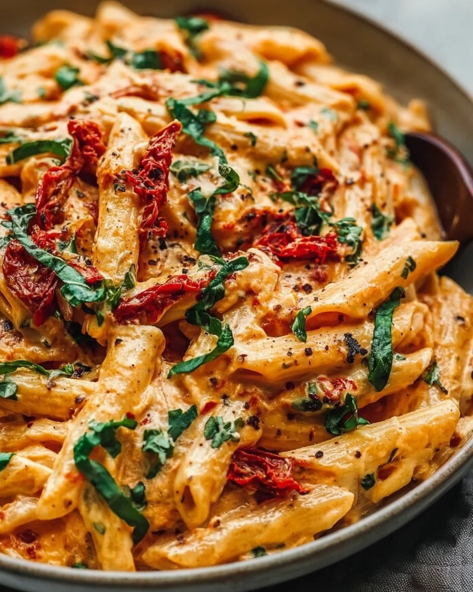 Creamy Vegan Sun-Dried Tomato Pasta