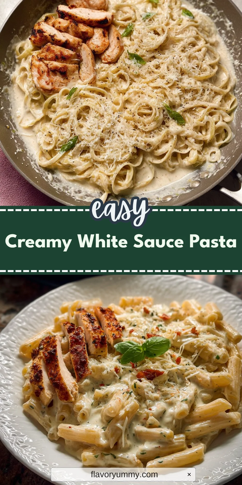 Creamy White Sauce Pasta