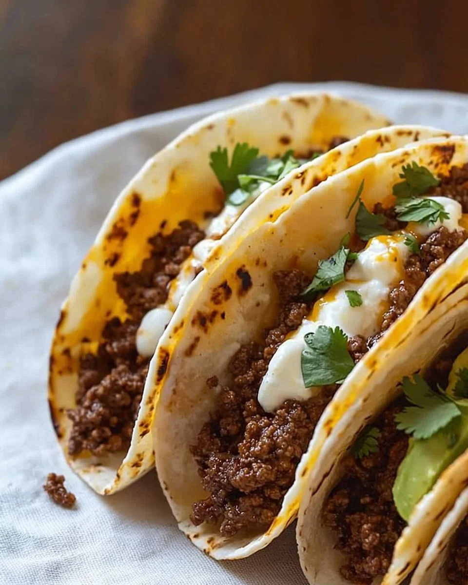 Crispy Ground Beef Tacos