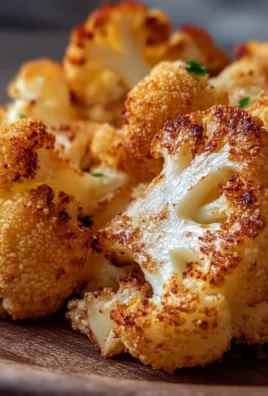 Crispy roasted cauliflower seasoned and baked to perfection
