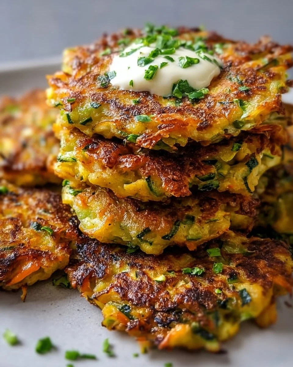 Crispy Vegetable Fritters Recipe