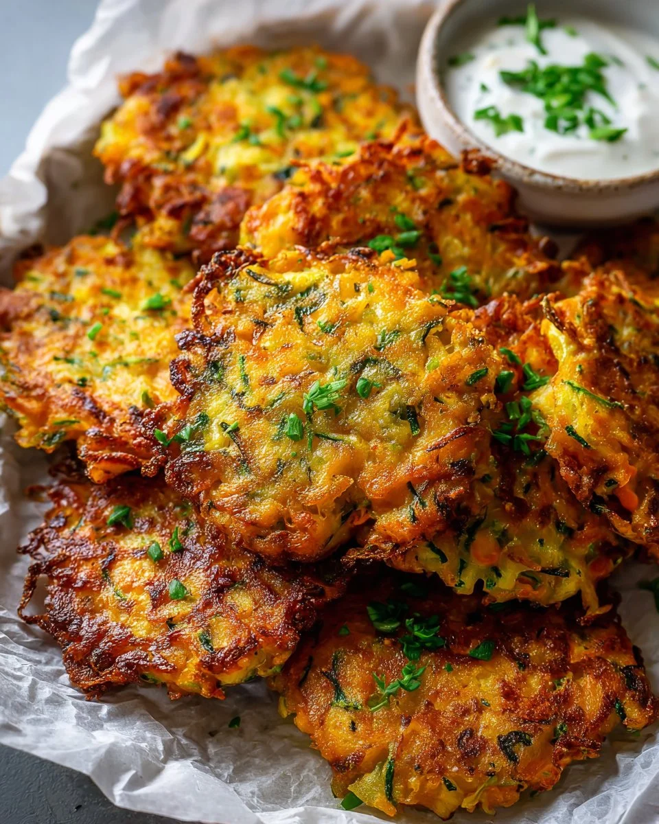 Crispy Vegetable Fritters Recipe