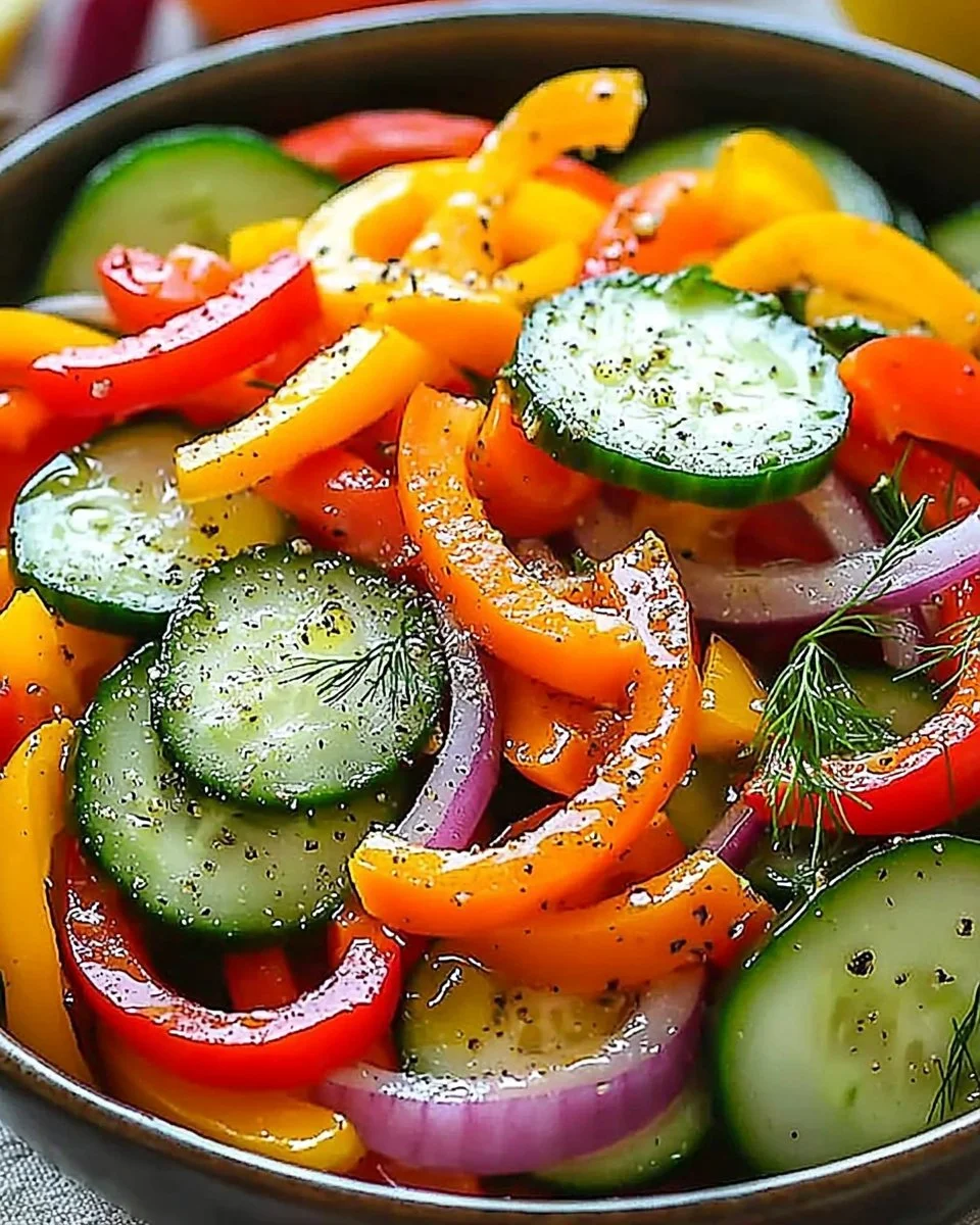Cucumber Sweet Pepper Salad