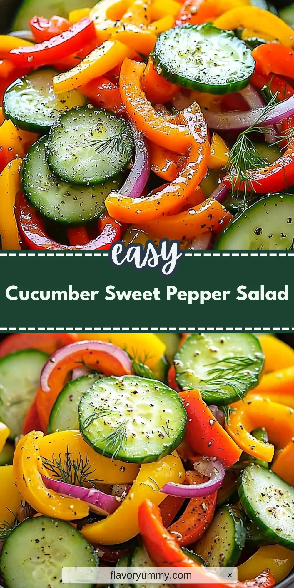 Cucumber Sweet Pepper Salad