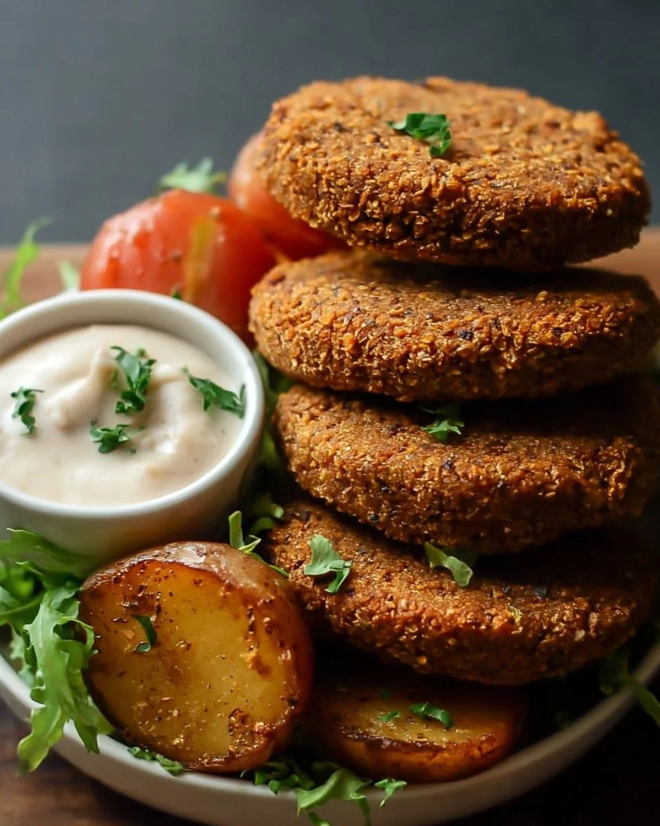 Easy 6-Ingredient Lentil Burgers