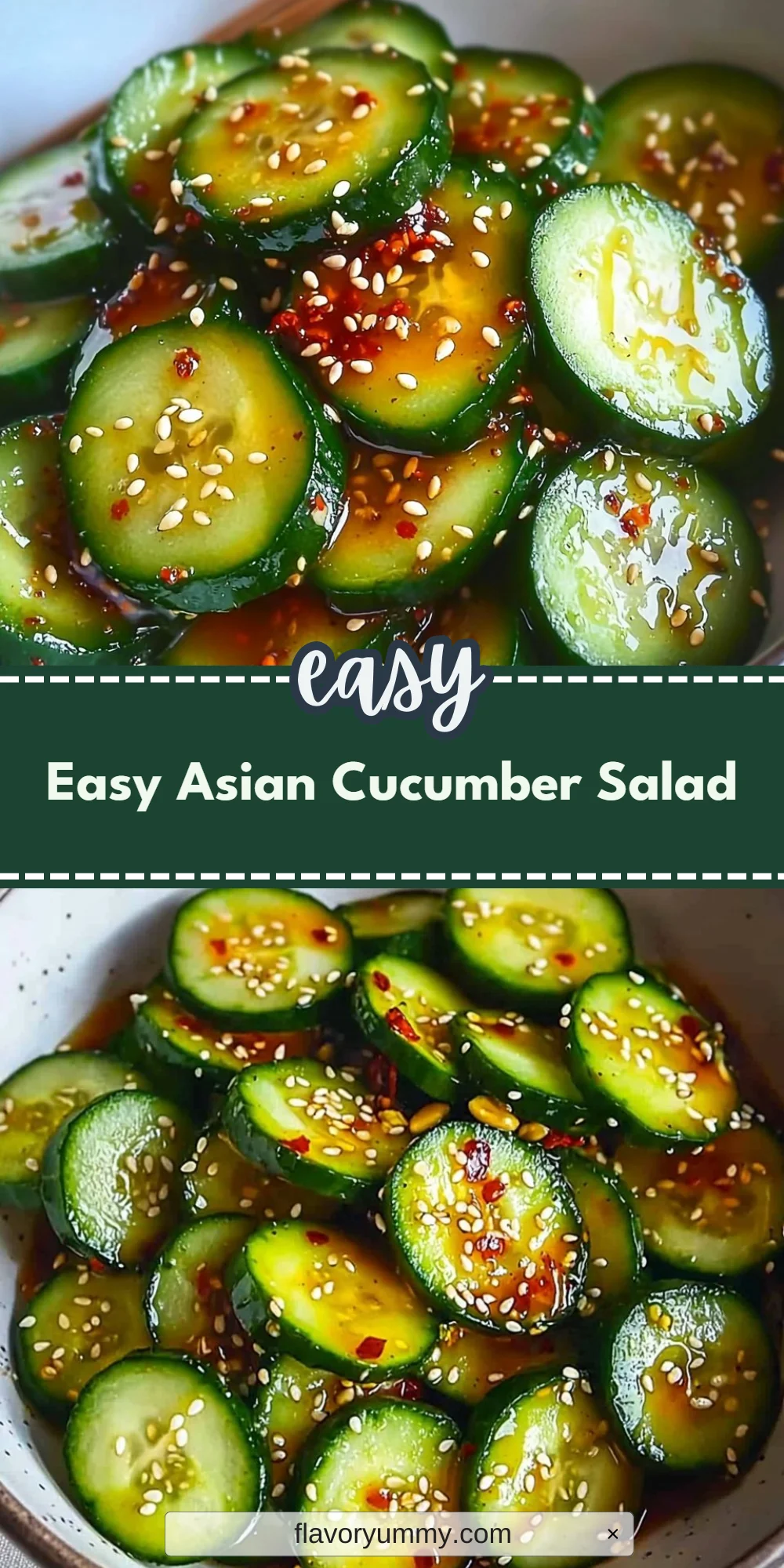 Easy Asian Cucumber Salad