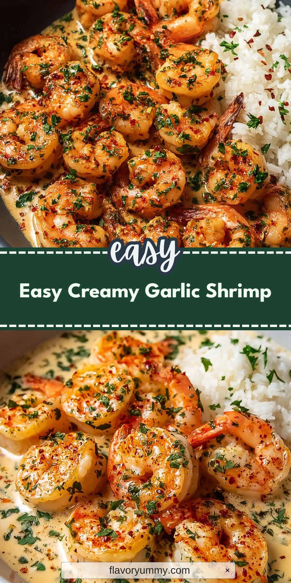 Easy Creamy Garlic Shrimp