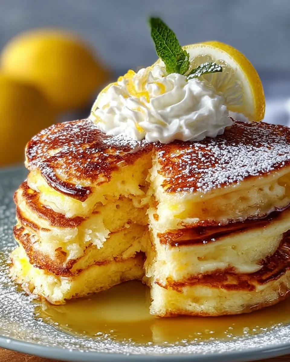 Fluffy Lemon Ricotta Pancakes