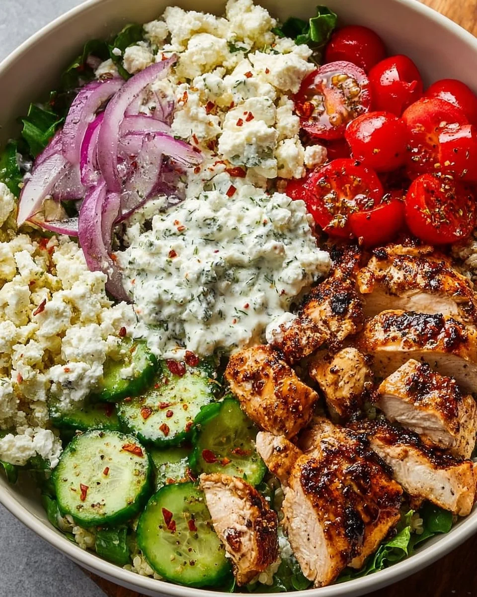 Greek Chicken Bowls