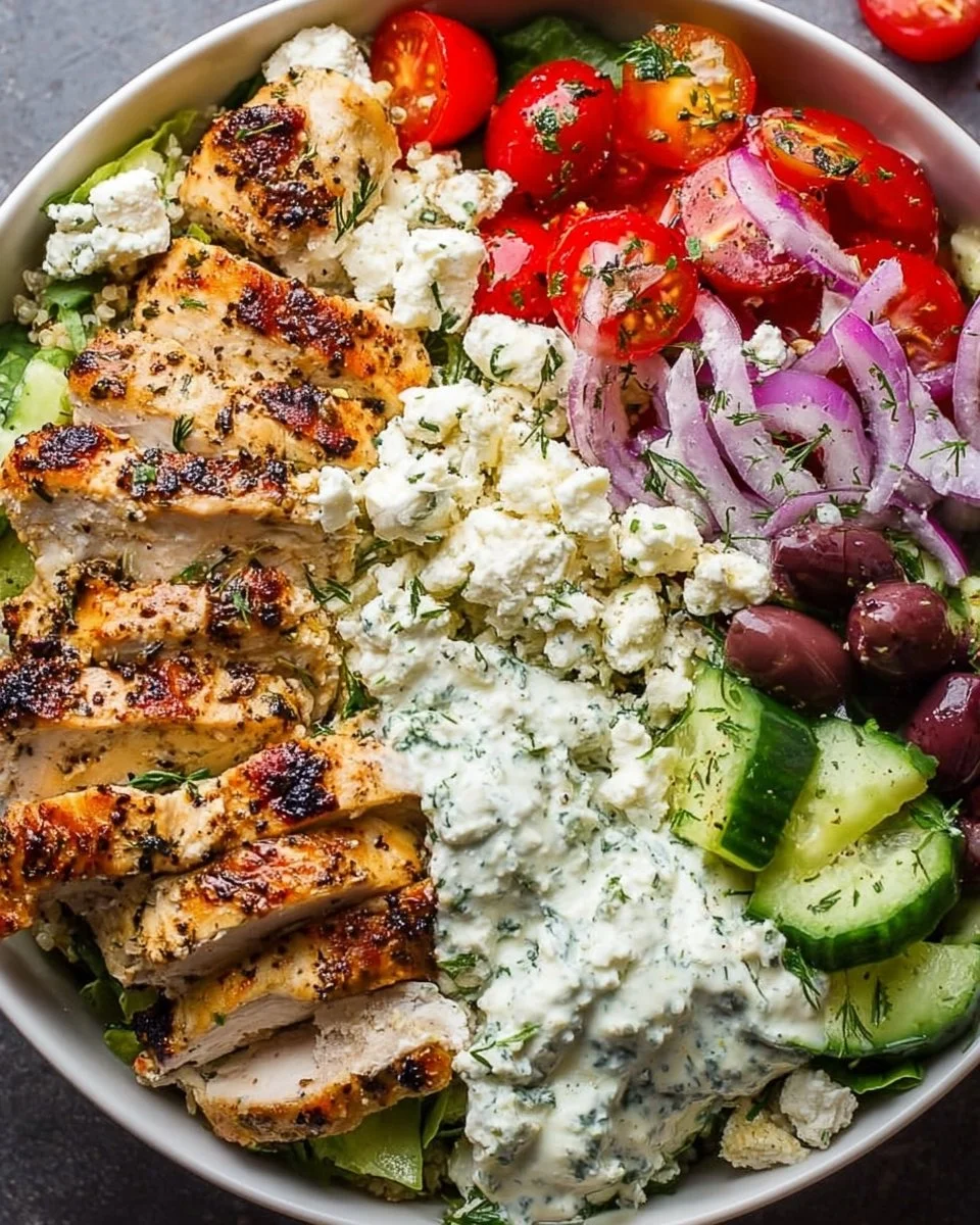 Greek Chicken Bowls